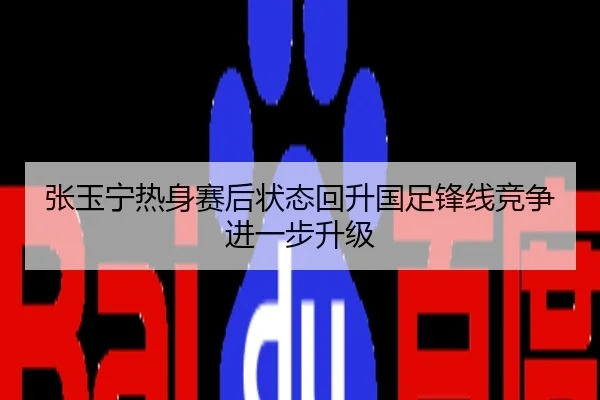 张玉宁热身赛后状态回升国足锋线竞争进一步升级